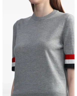 Thom Browne RWBストライプ クルーネック メリノトップ - サムネイル5