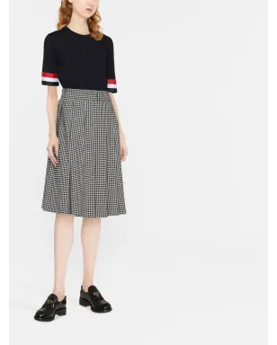 Thom Browne RWBカフ フィンメリノTシャツ - ブルー - サムネイル4