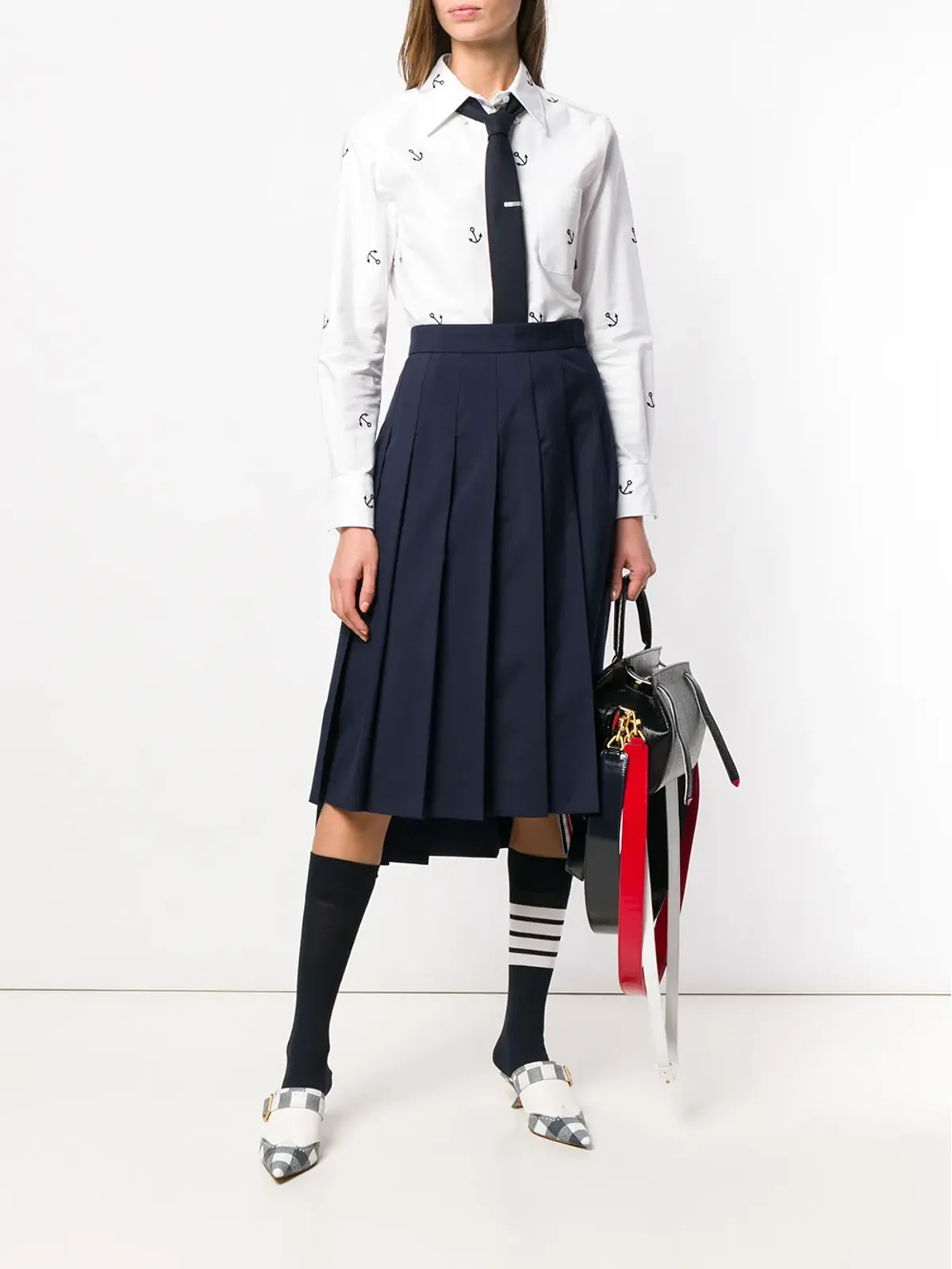 Thom Browne スクールユニフォーム プリーツスカート - 画像2