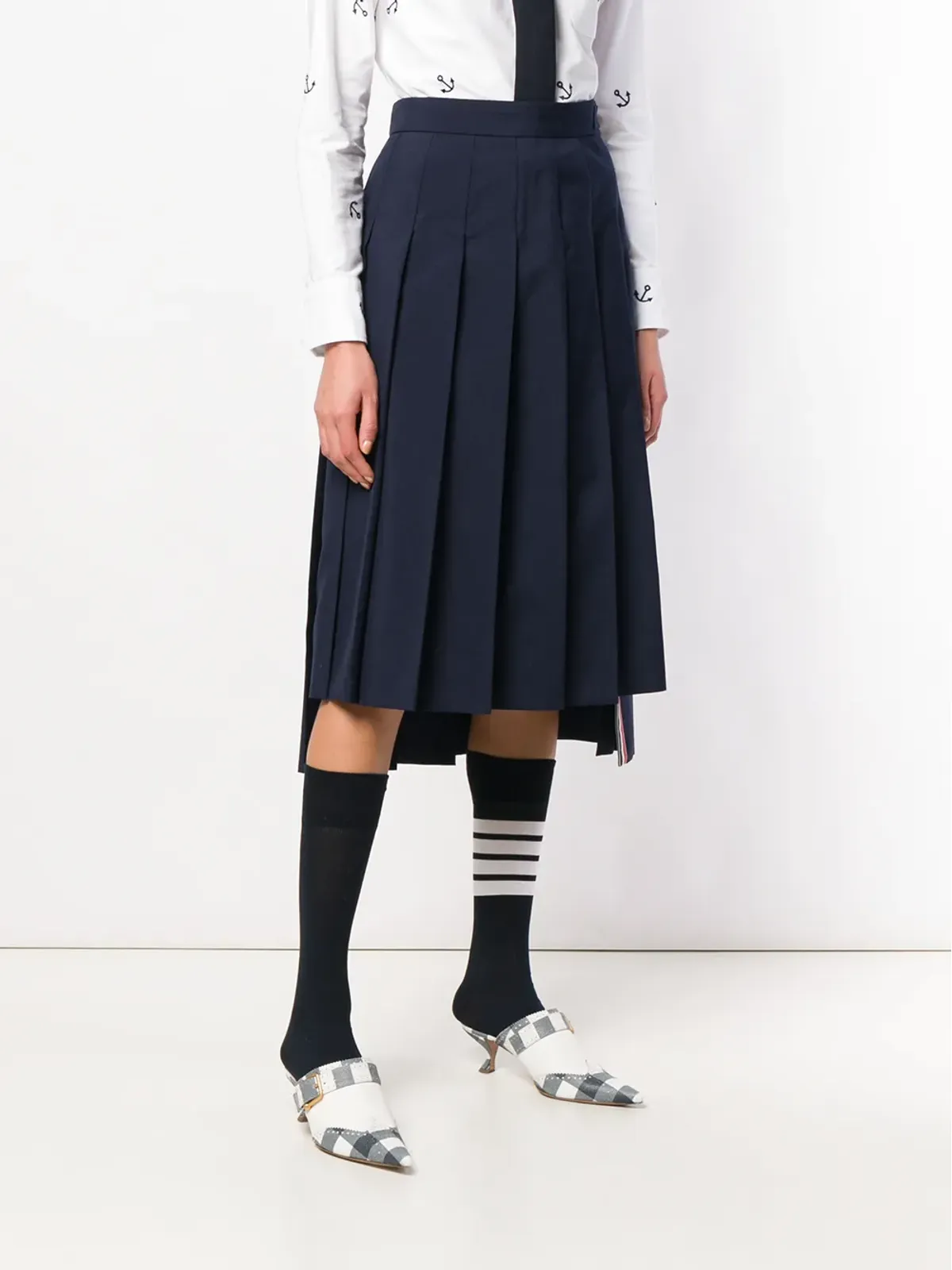 Thom Browne スクールユニフォーム プリーツスカート - 画像3