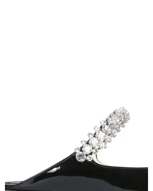 Jimmy Choo Bing クリスタル装飾のポインテッドミュール - サムネイル2