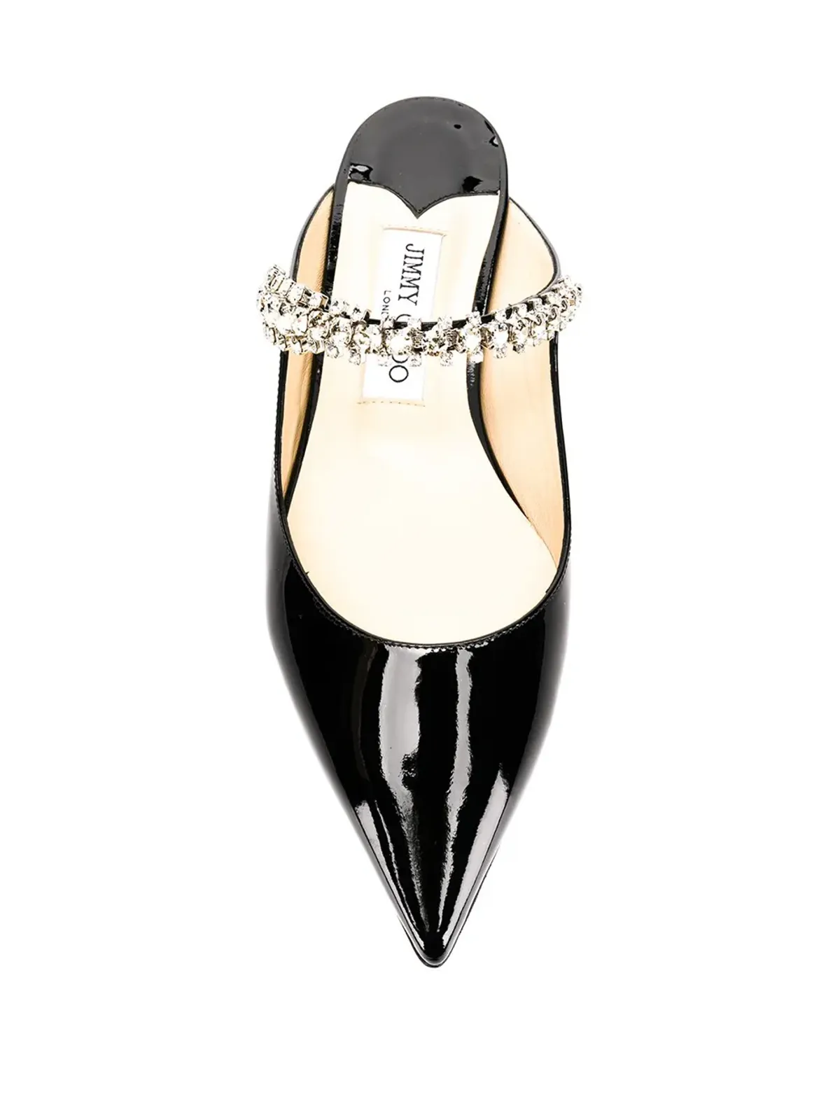 Jimmy Choo Bing クリスタル装飾のポインテッドミュール - 画像4