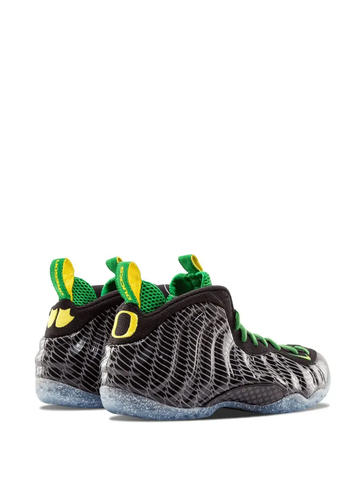 Nike Air Foamposite One PRM UO QS Oregon Ducks スニーカー - ブラック - 画像5