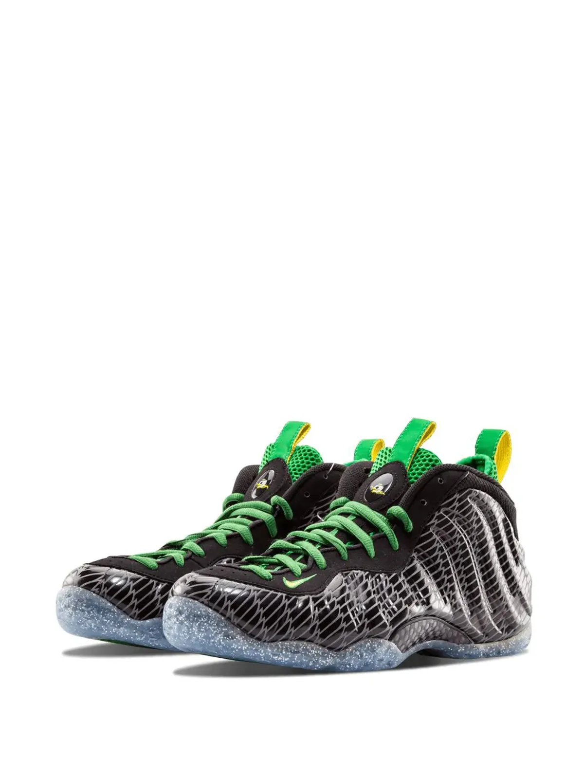 Nike Air Foamposite One PRM UO QS Oregon Ducks スニーカー - ブラック - 画像3