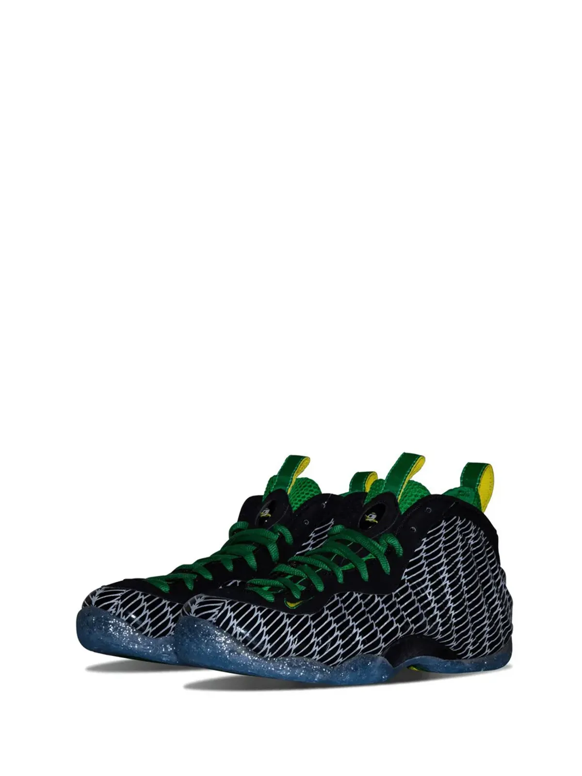 Nike Air Foamposite One PRM UO QS Oregon Ducks スニーカー - ブラック - 画像4