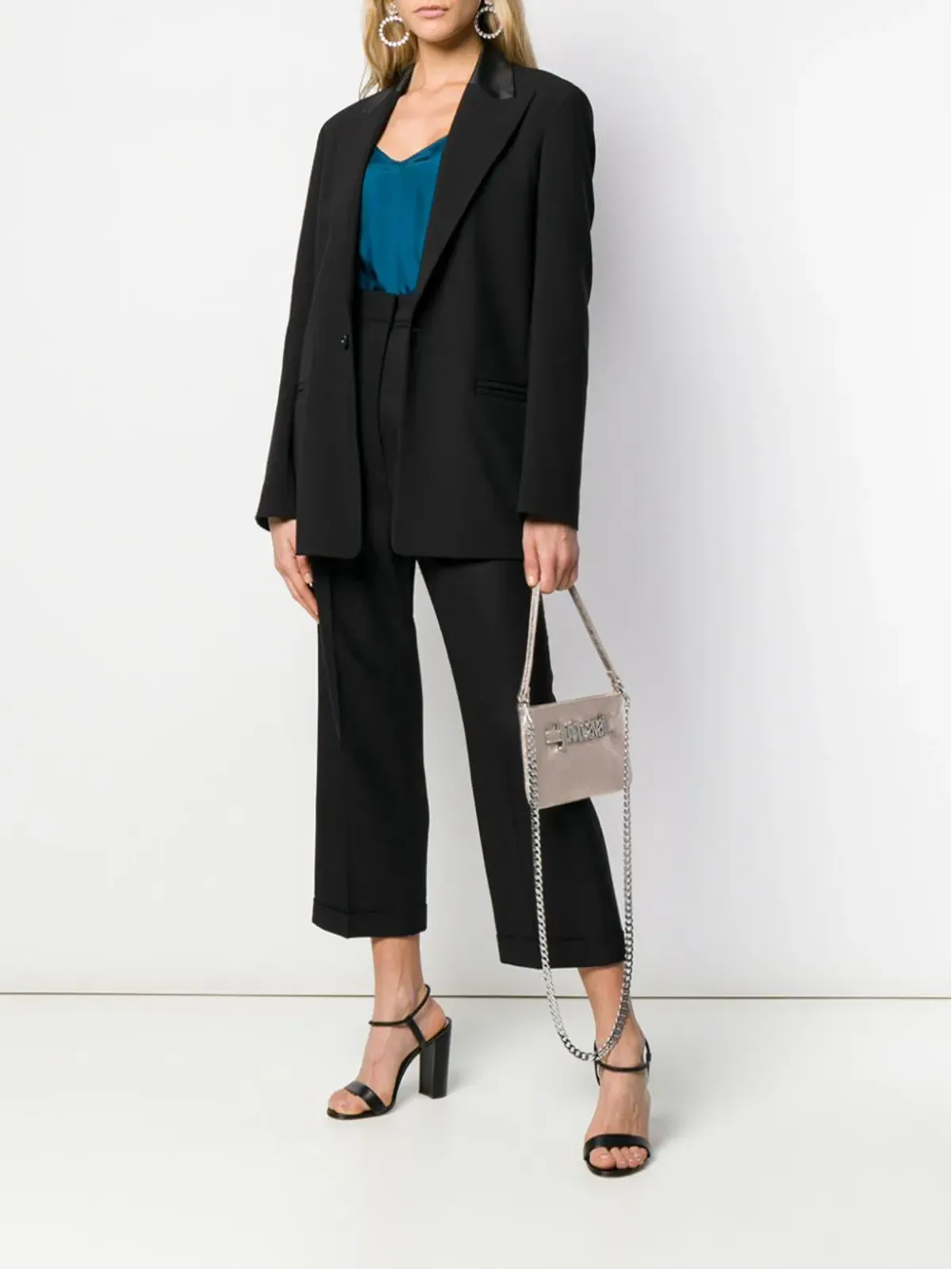 Just Cavalli ローズゴールドのトートバッグ - 画像2