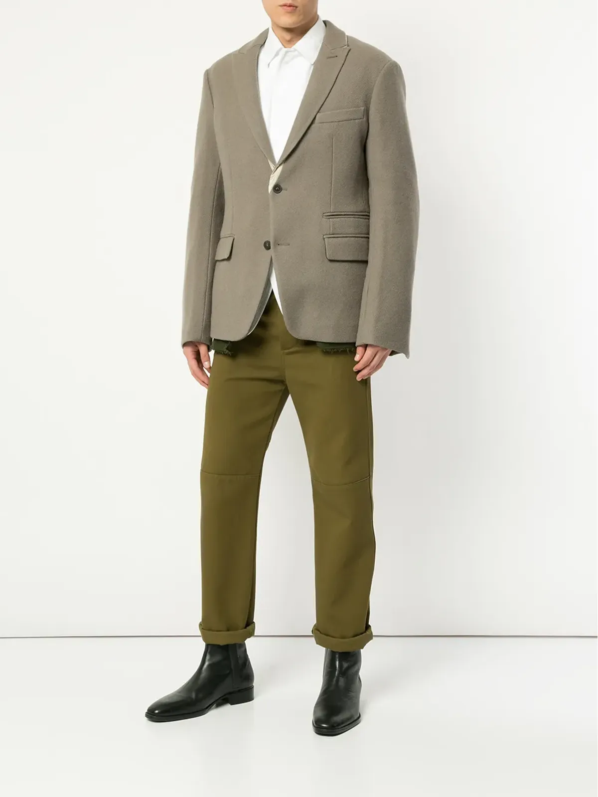 Haider Ackermann シングルブレストブレザー - 画像2