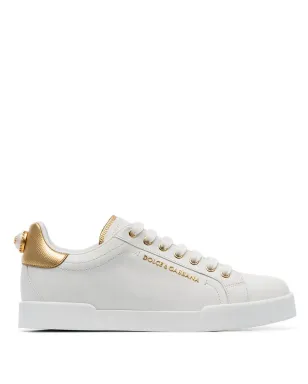 Dolce & Gabbana Portofino ロゴタグ レザー スニーカー - サムネイル1