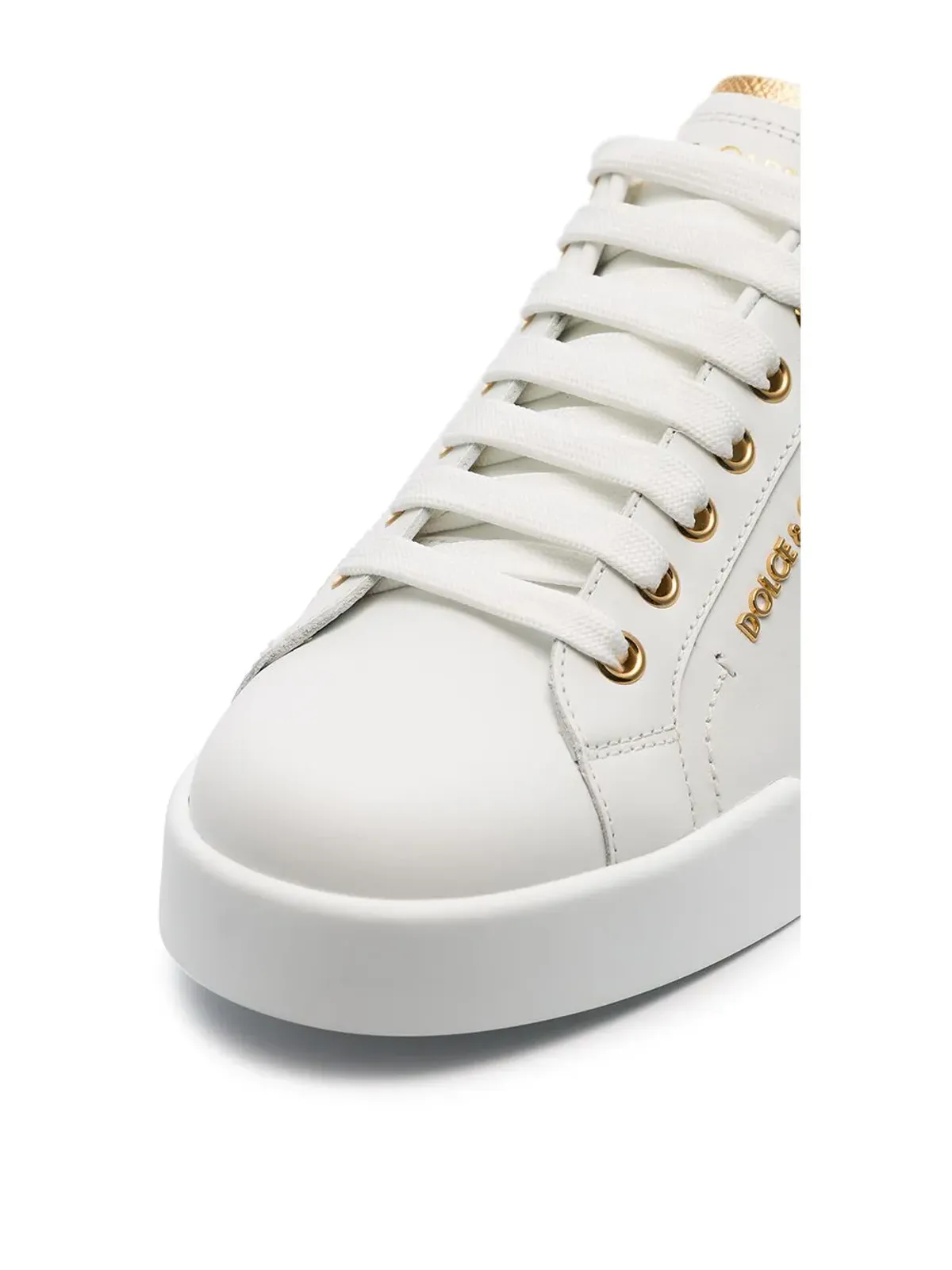 Dolce & Gabbana Portofino ロゴタグ レザー スニーカー - 画像4
