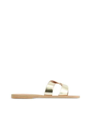 Ancient Greek Sandals Desmos crossover leather sandals - Gold - サムネイル1