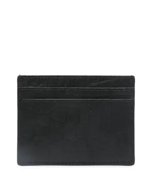 Saint Laurent モノグラム ロゴプレート カードホルダー - Black - サムネイル2