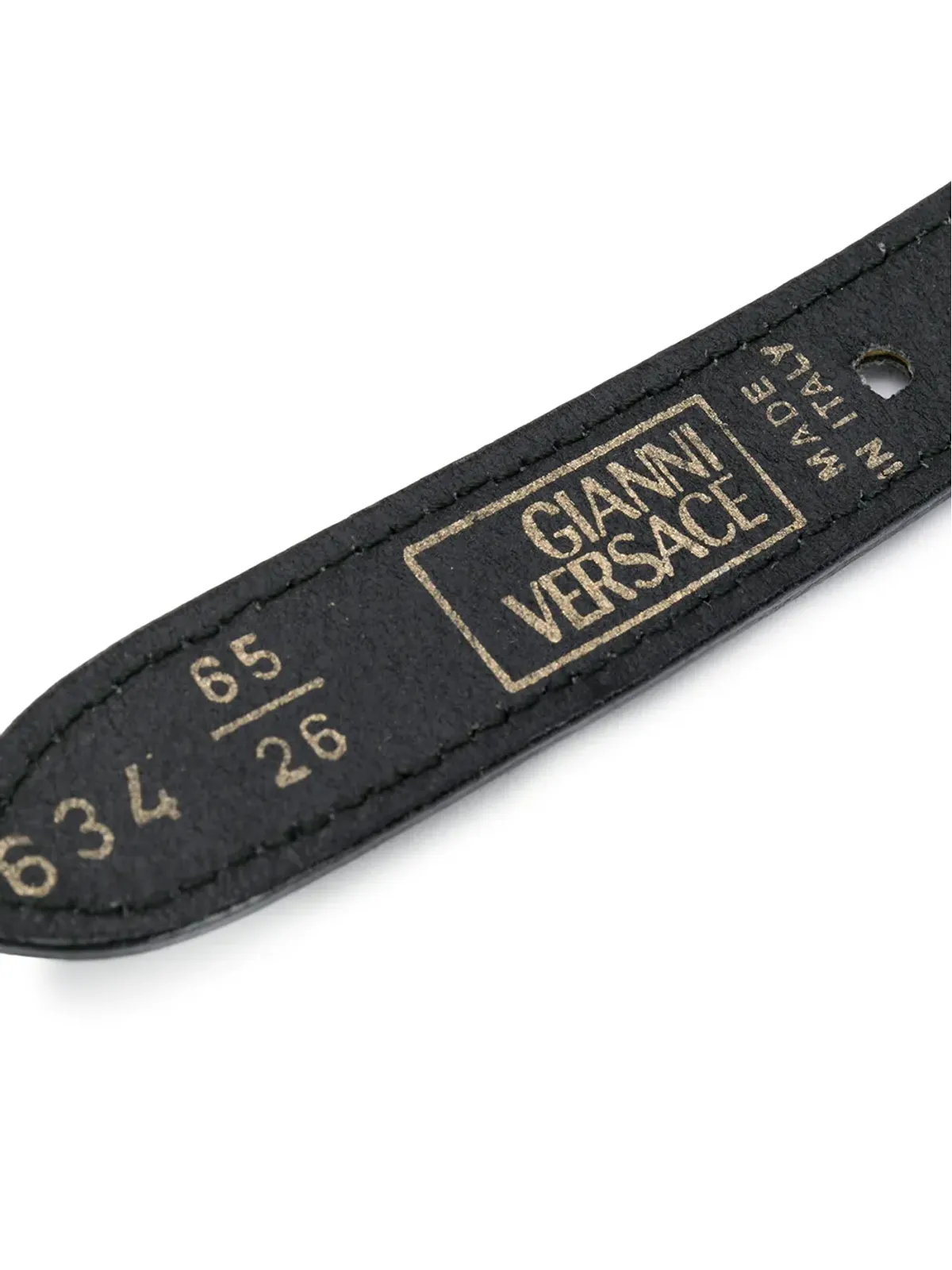 Versace Pre-Owned メデューサモチーフ・ジオメトリックベルト - 画像3