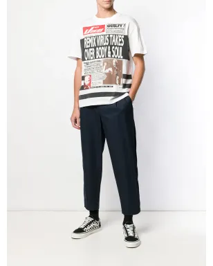Jean Paul Gaultier Pre-Owned newspaper print T-shirt - White - サムネイル2