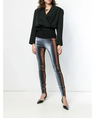 Jean Paul Gaultier Pre-Owned リブ付きウエストブレザー - サムネイル2