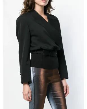 Jean Paul Gaultier Pre-Owned リブ付きウエストブレザー - サムネイル3