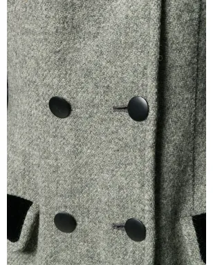 Jean Paul Gaultier Pre-Owned フ hooded double-breasted coat - グレー - サムネイル5