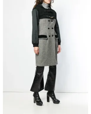 Jean Paul Gaultier Pre-Owned フ hooded double-breasted coat - グレー - サムネイル3