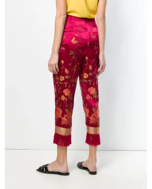 Jean Paul Gaultier Pre-Owned 花柄プリント クロップドパンツ - サムネイル4