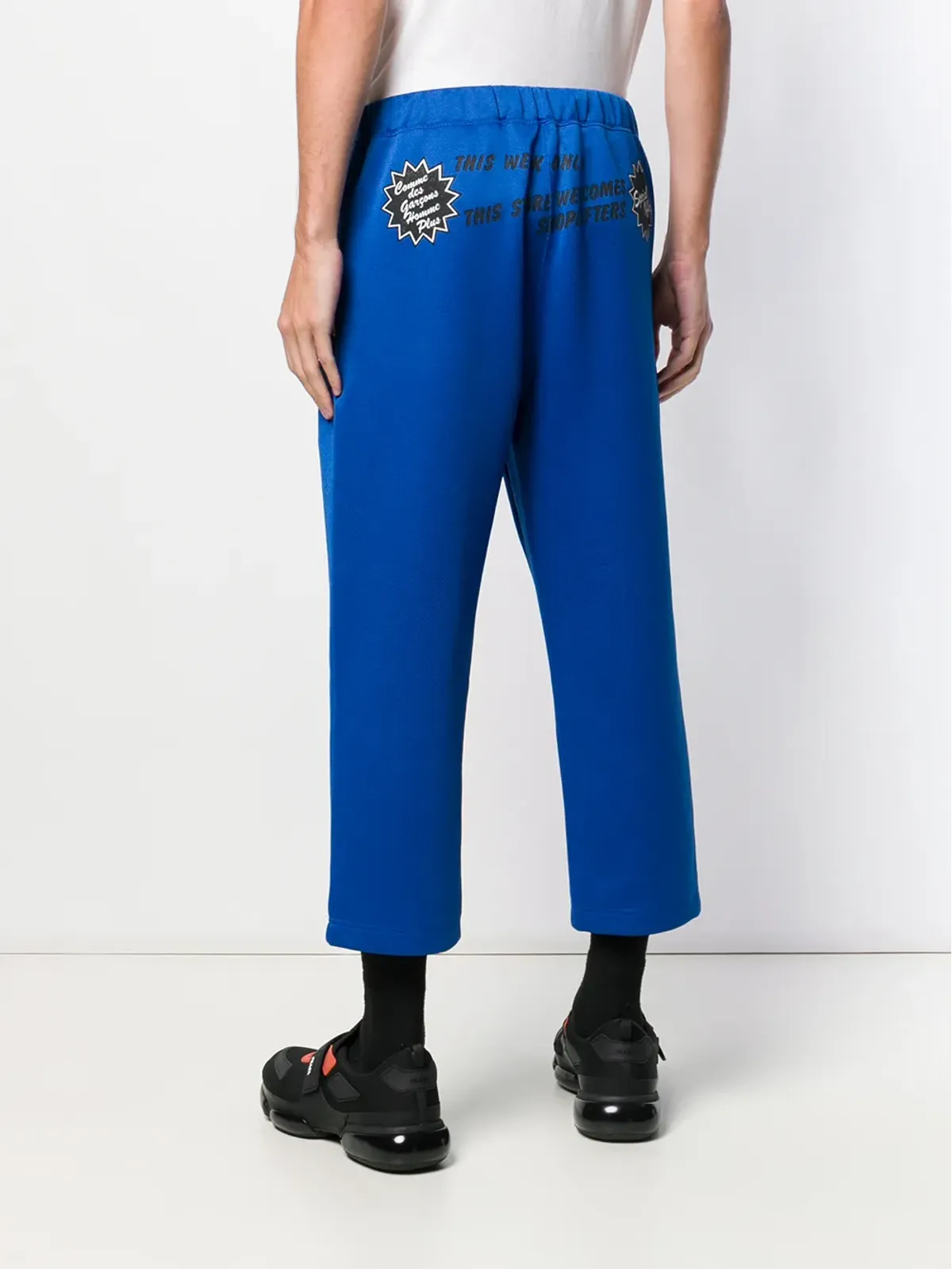 Comme Des Garçons Pre-Owned クロップド トラックスーツパンツ - 画像4