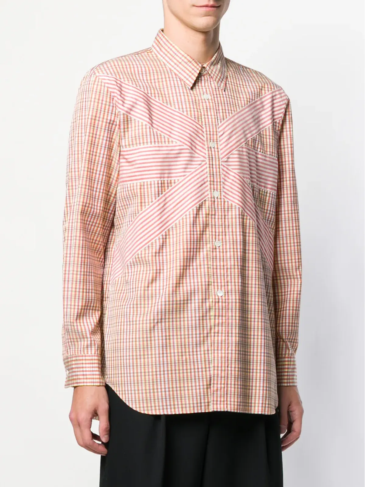 Comme Des Garçons Pre-Owned 1996 チェックシャツ - 画像3