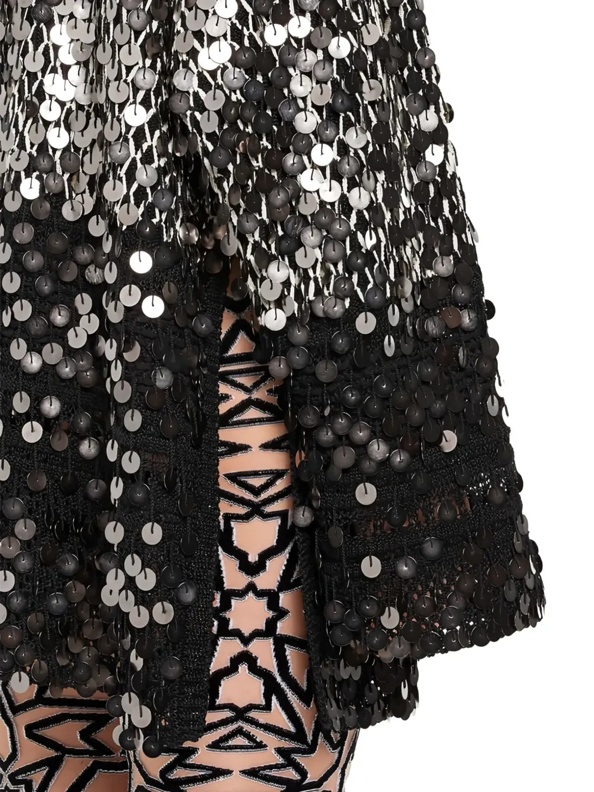 Roberto Cavalli スパンコール装飾セーター - ブラック - 画像5