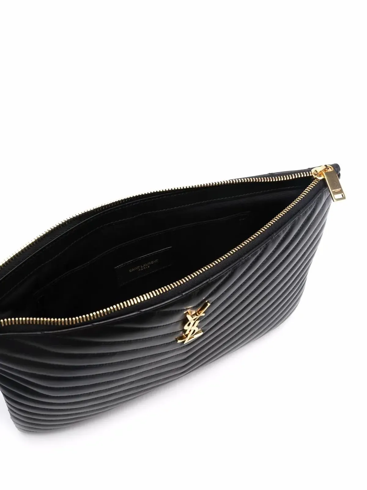Saint Laurent キルティングモノグラム クラッチバッグ - 画像5