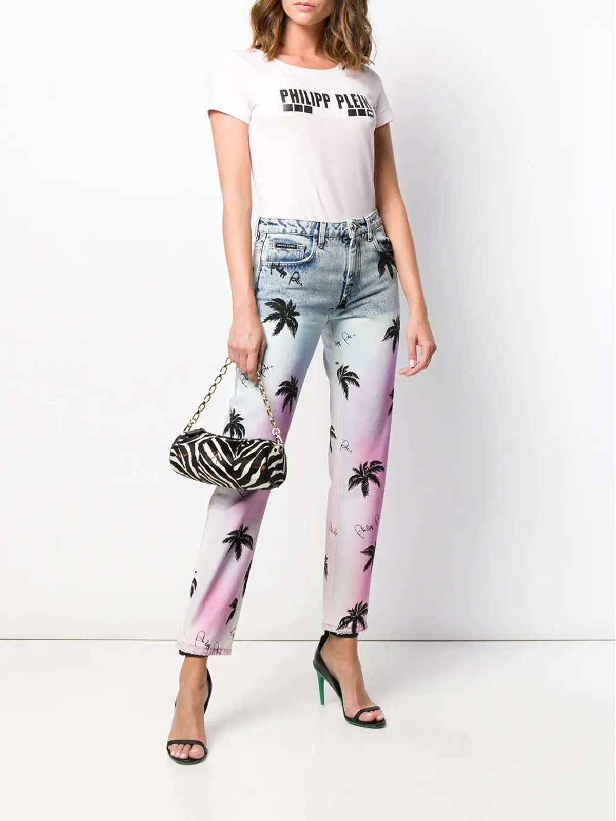 Philipp Plein プリントボーイフレンドジーンズ - 画像2