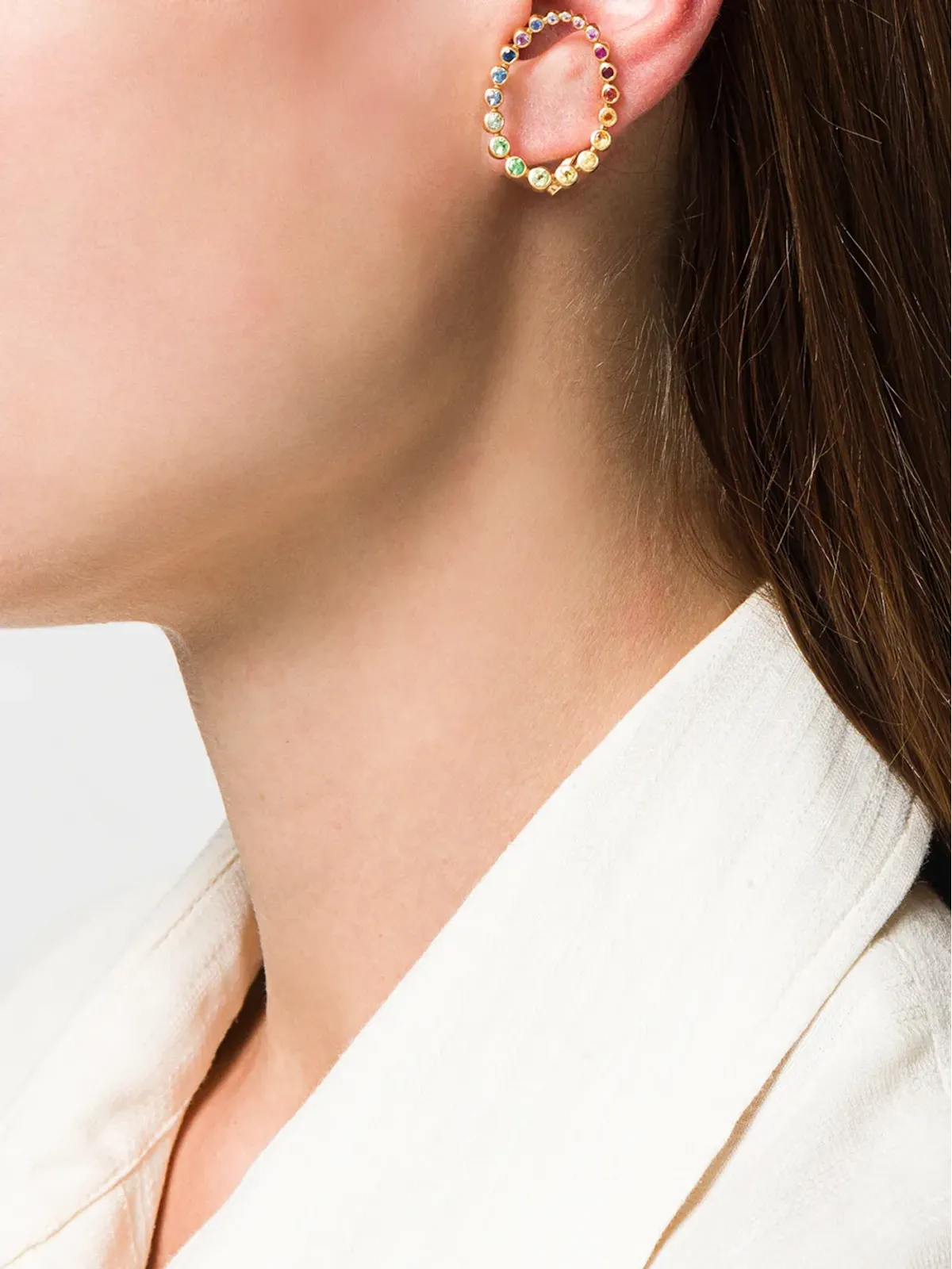 Charlotte Chesnais Caracol 18K イエローゴールド ピアス - 画像2