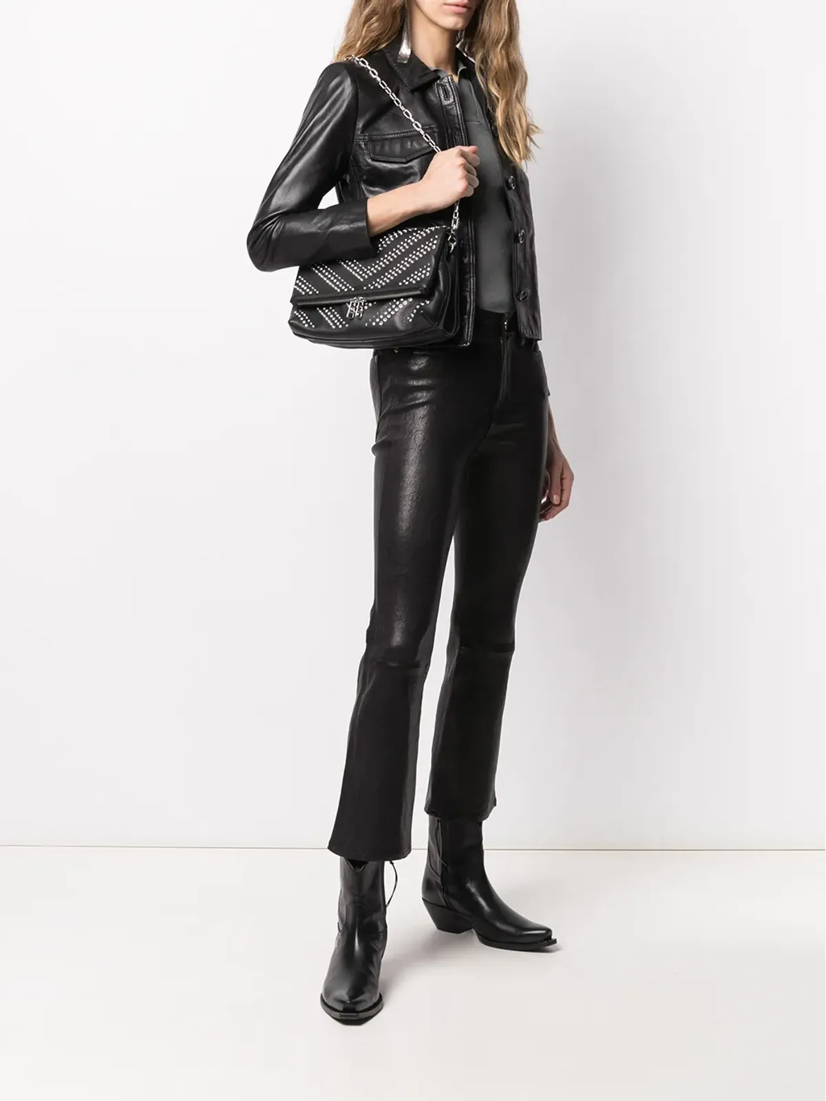 Zadig&Voltaire ボタンフロントジャケット - ブラック - 画像2