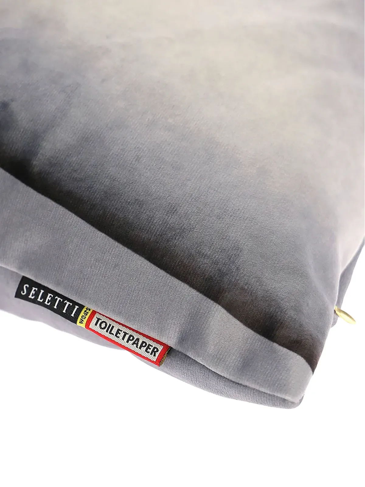 Seletti TOILETPAPER カードクッション - Silver - 画像3