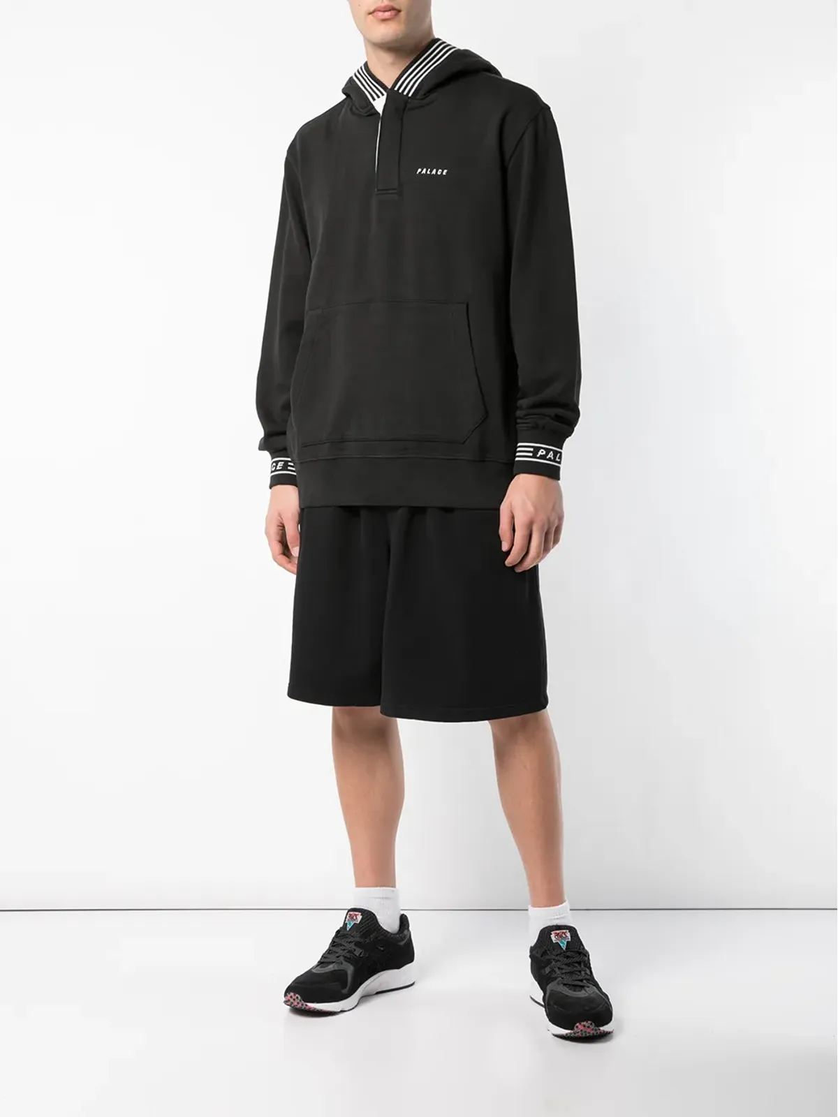 Palace P-Rib ストライプトリム フーディー - 画像2