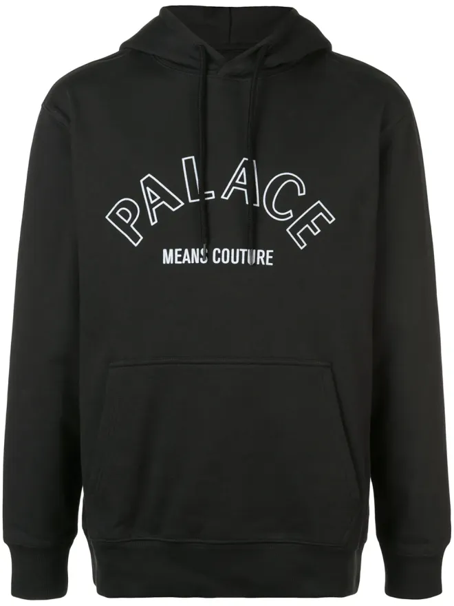 Palace Palace コートゥール ブラック ドローストリング フーディーの商品画像