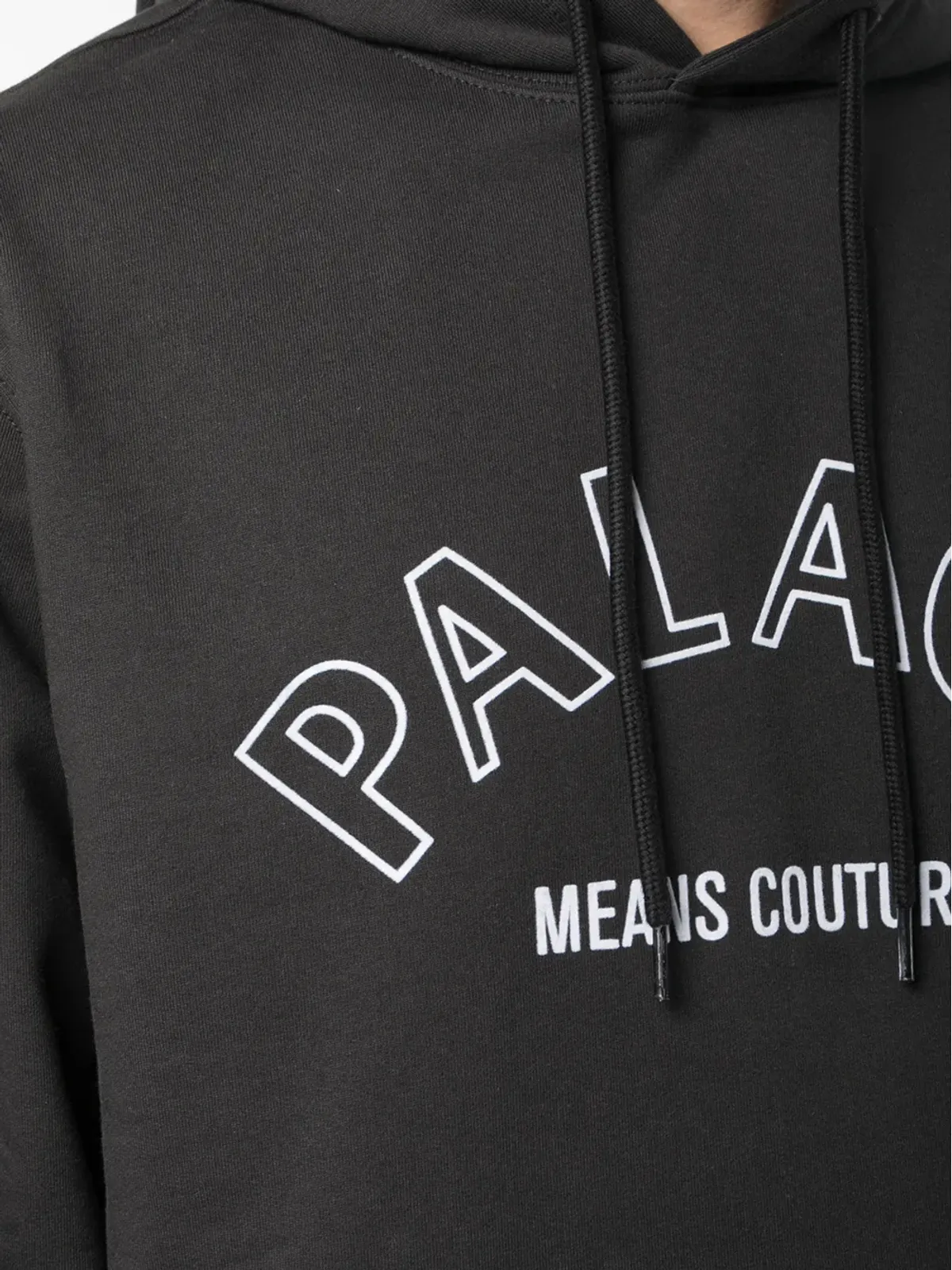 Palace コートゥール ブラック ドローストリング フーディー - 画像5