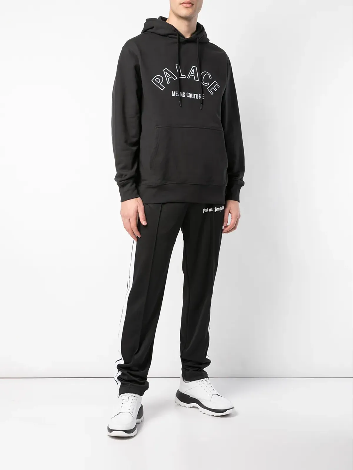 Palace コートゥール ブラック ドローストリング フーディー - 画像2