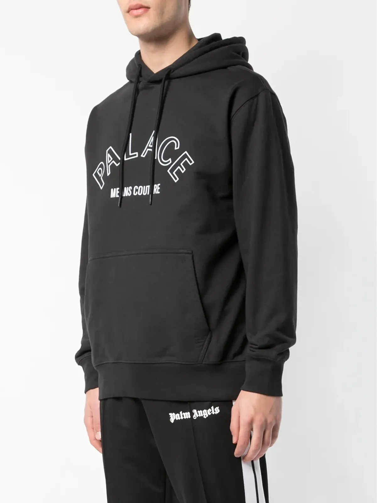 Palace コートゥール ブラック ドローストリング フーディー - 画像3
