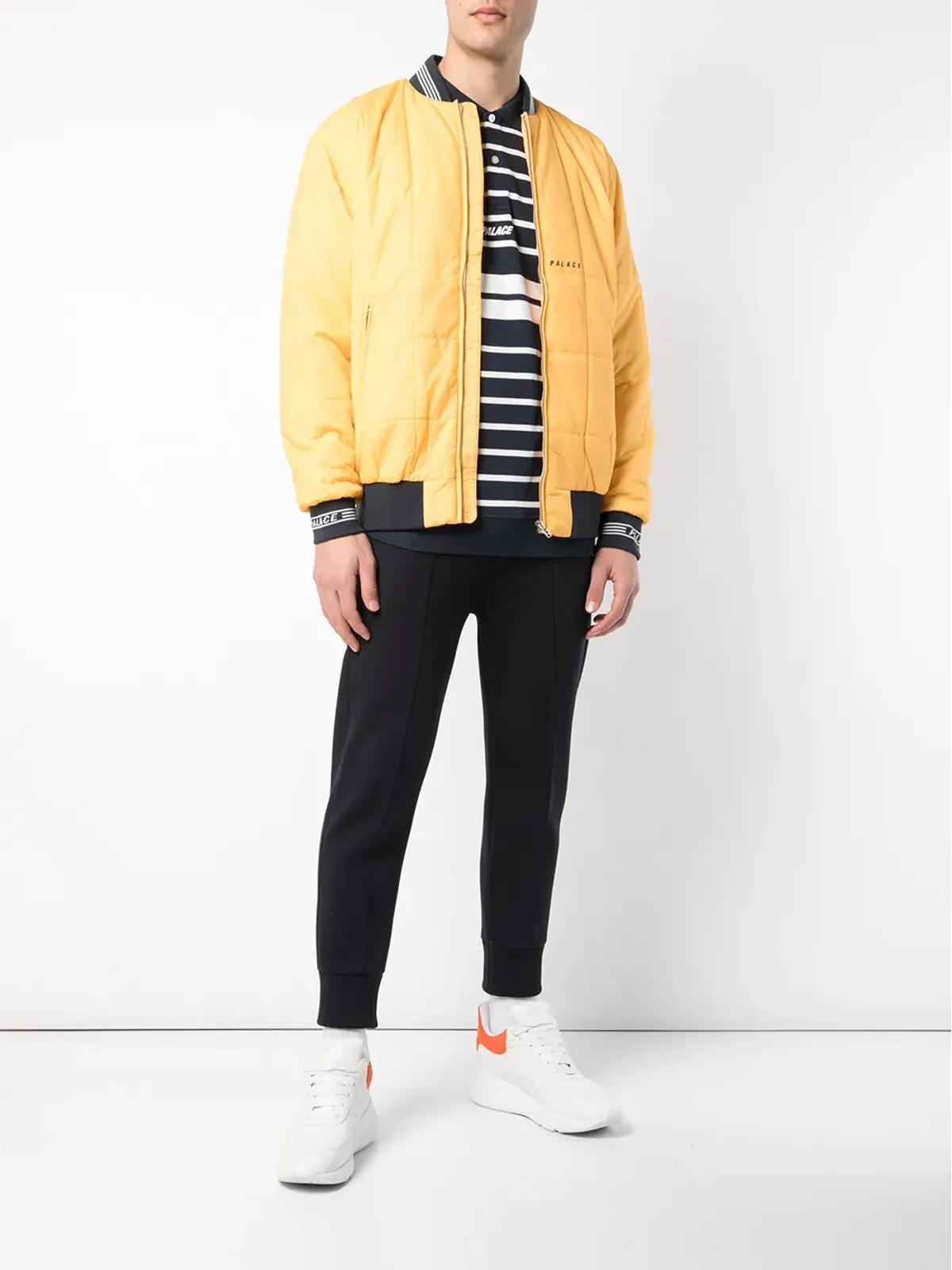 Palace Q-Bomber キルテッド ボンバー ジャケット - 画像2