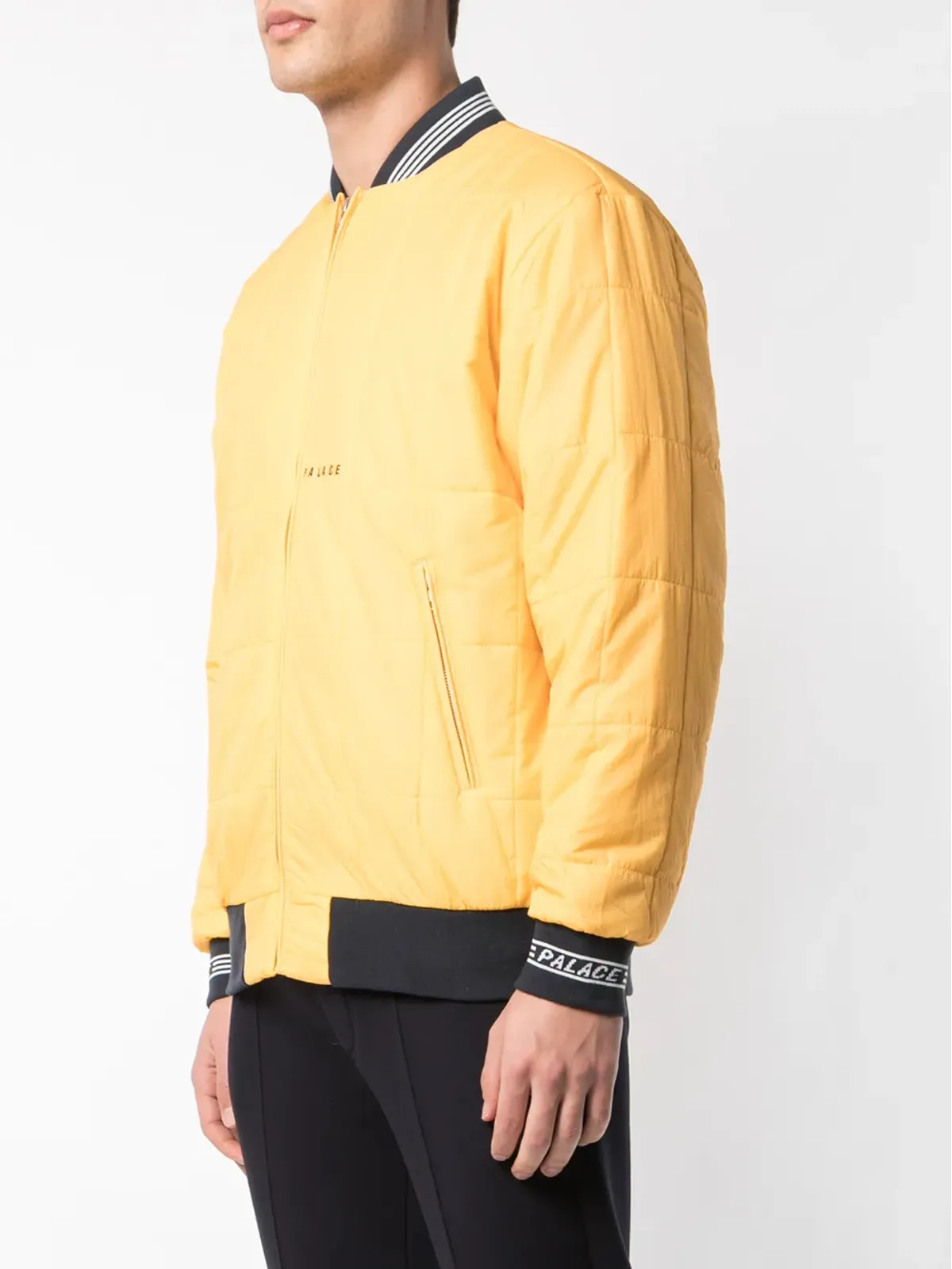 Palace Q-Bomber キルテッド ボンバー ジャケット - 画像3