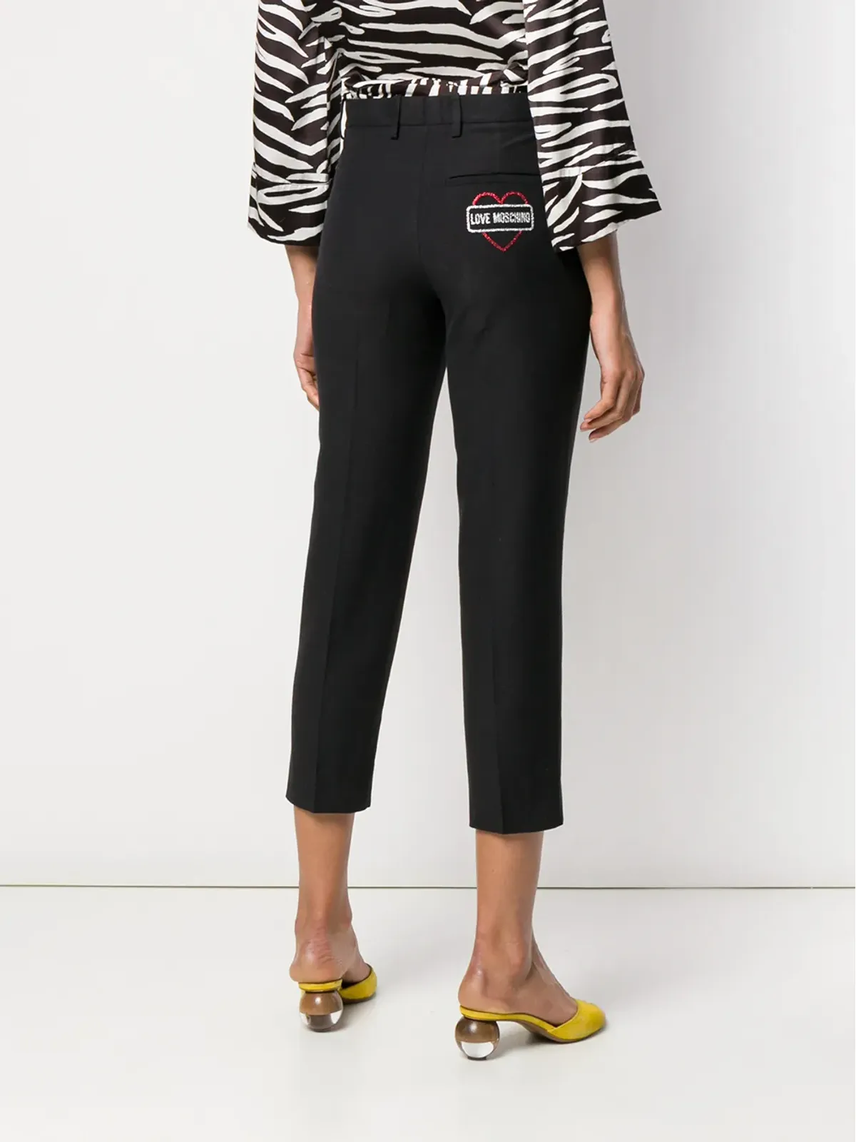 Love Moschino スリムクロップドパンツ - 画像4