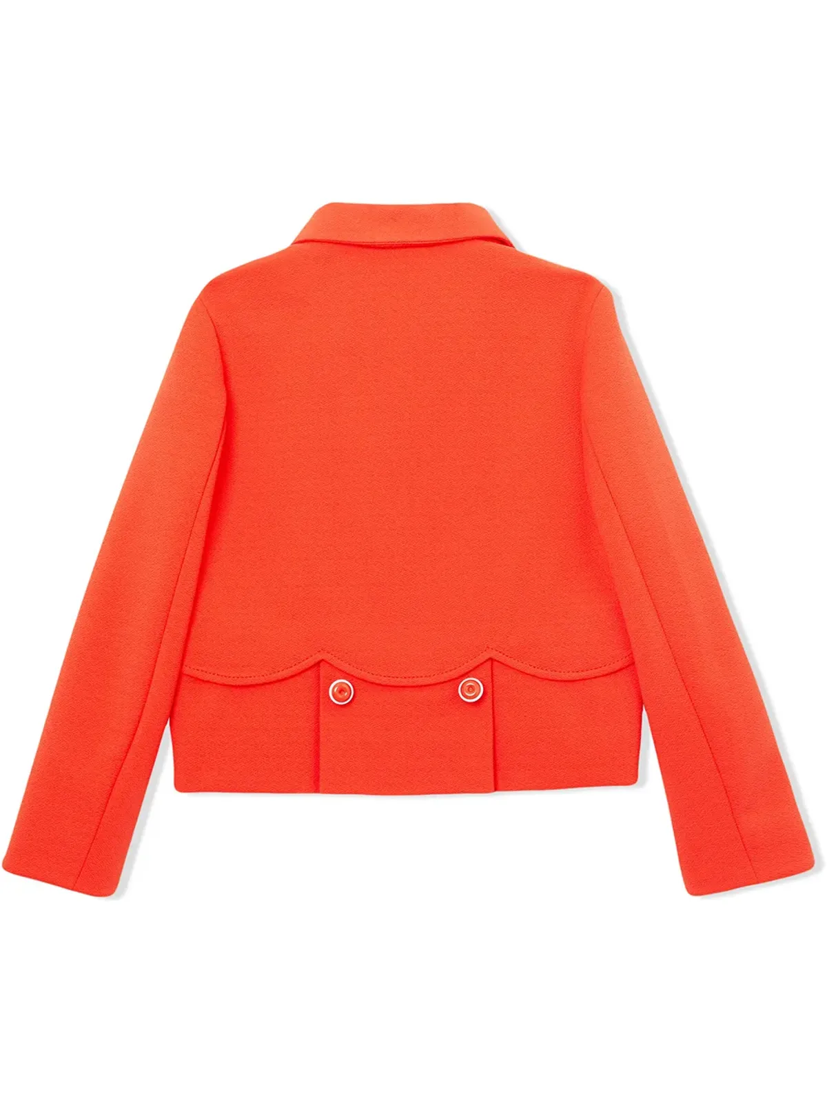 Burberry Kids ロゴプリント Crepe Jersey ダブルブレスト ジャケット - 画像2