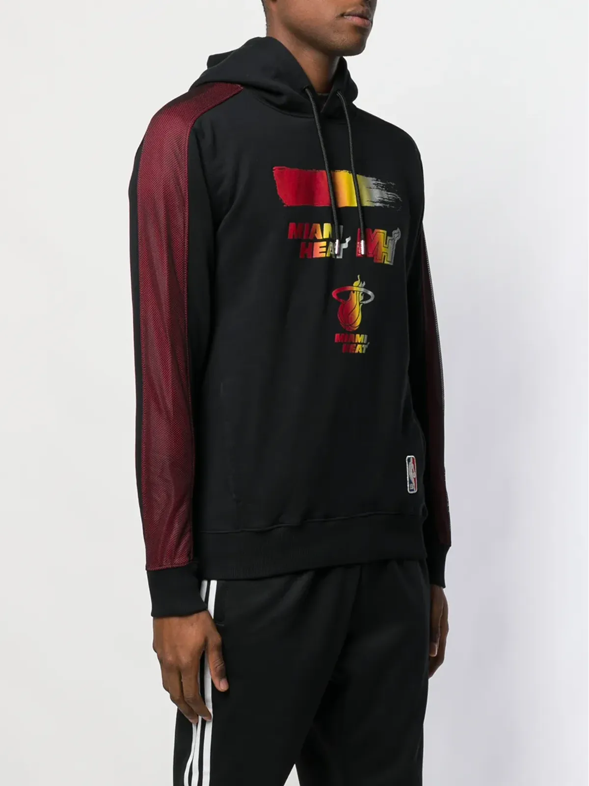 COUNTY OF MILAN Marcelo Burlon x NBA Miami Heat フード付きパーカー - ブラック - 画像3