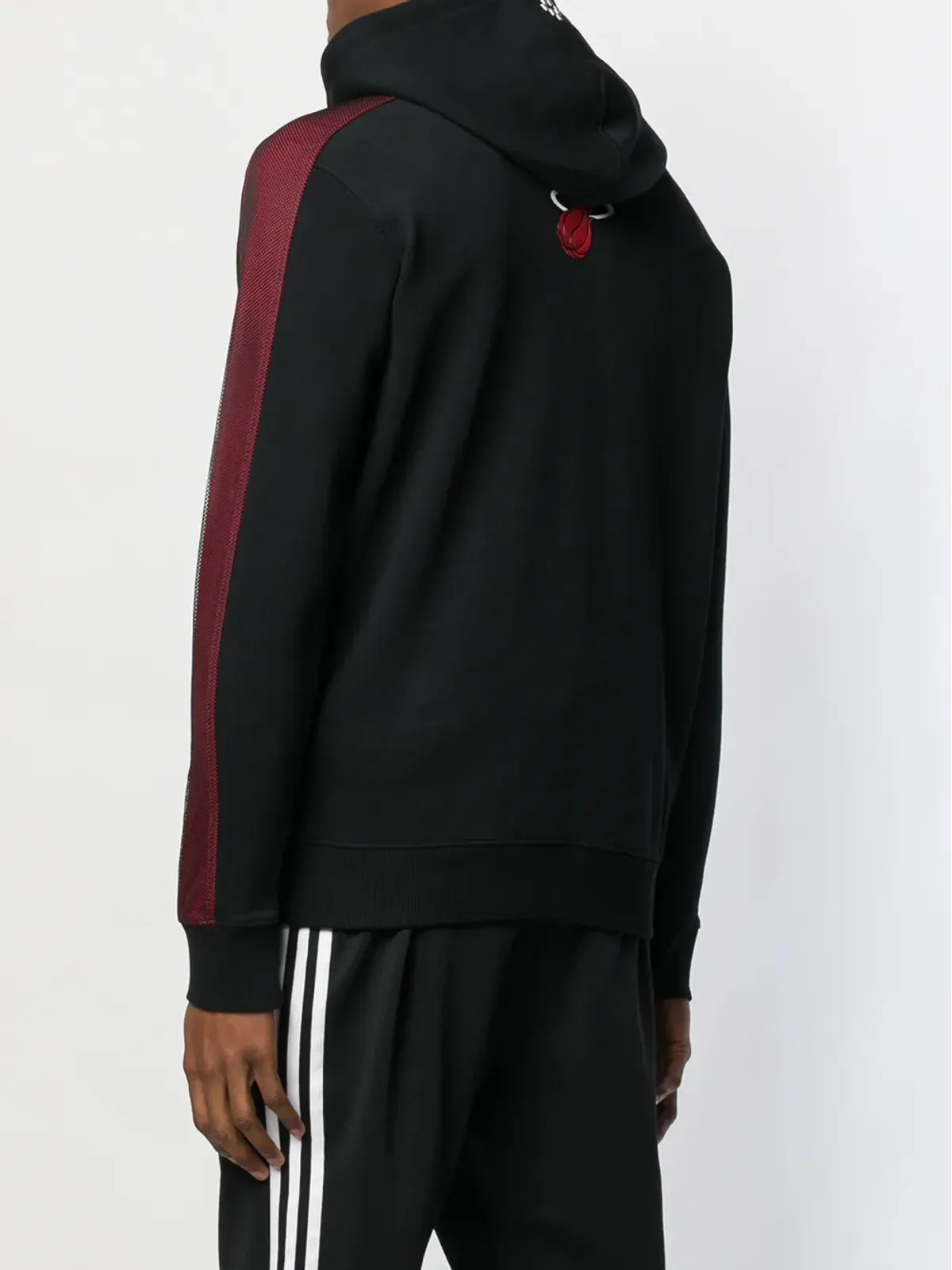 COUNTY OF MILAN Marcelo Burlon x NBA Miami Heat フード付きパーカー - ブラック - 画像4