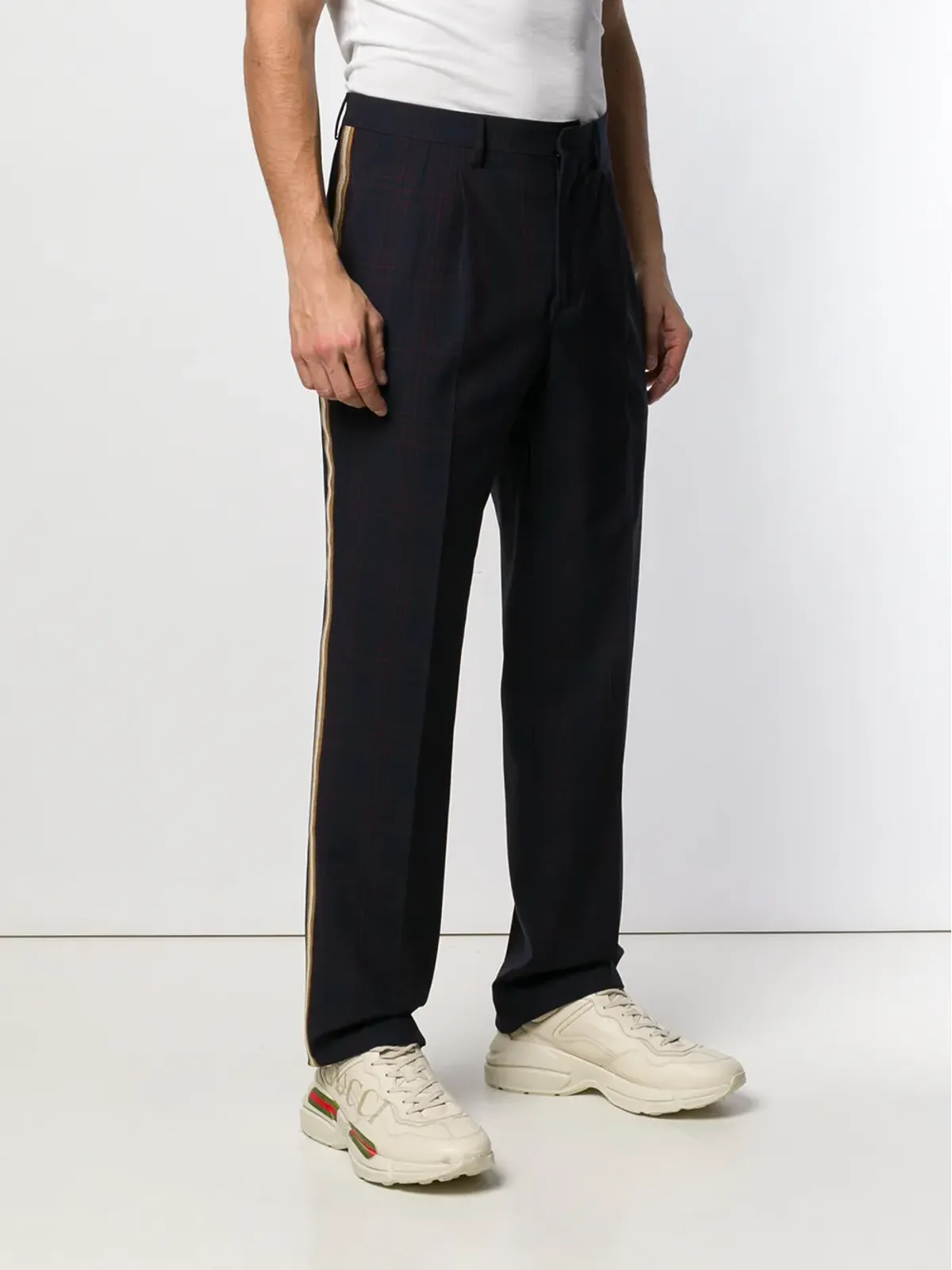 Calvin Klein タータン柄パンツ - 画像3