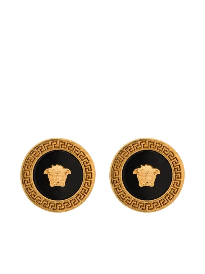 VERSACE Versace メデューサ エナメル スタッドピアス - ゴールドの商品画像