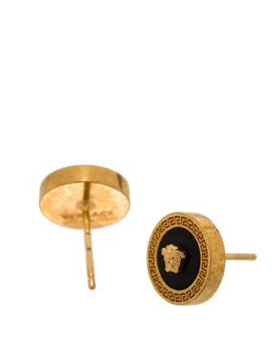 Versace メデューサ エナメル スタッドピアス - ゴールド - サムネイル3
