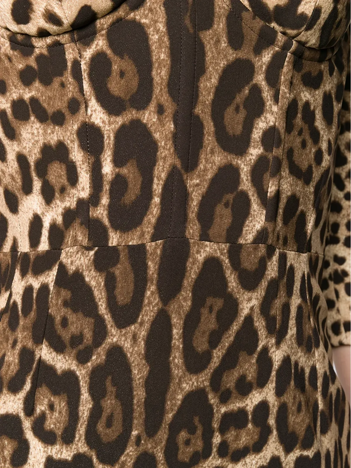 Dolce & Gabbana ヒョウ柄ミディドレス - 画像5