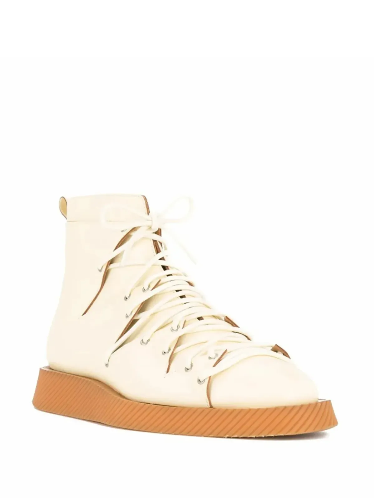 Jil Sander レースアップ レザーブーツ - 画像1