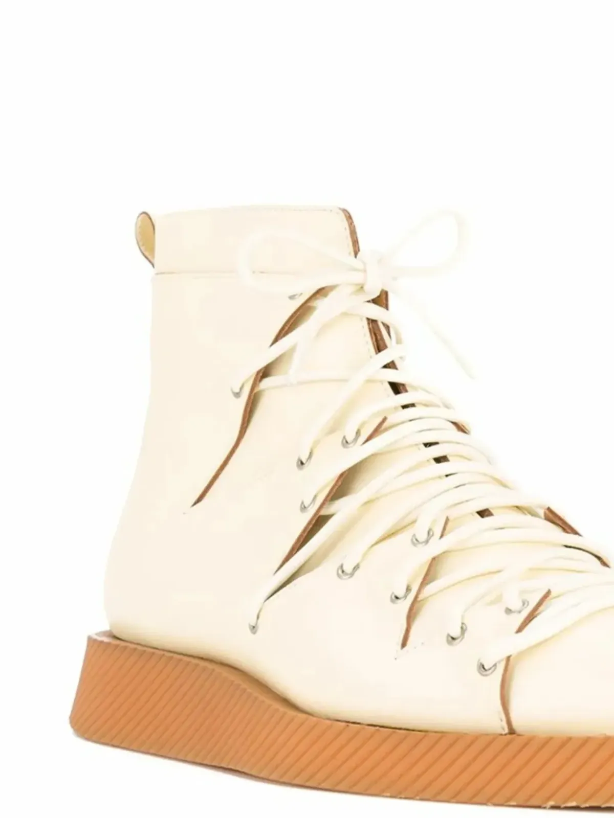 Jil Sander レースアップ レザーブーツ - 画像2