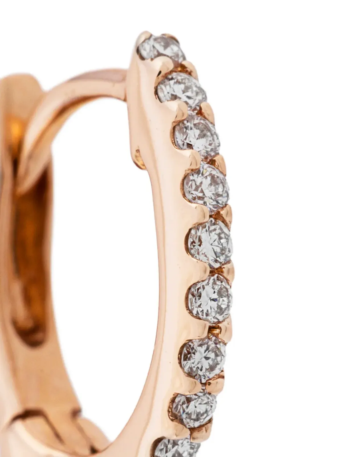 Dana Rebecca Designs 14K ローズゴールド ダイヤモンド イヤリング - 画像3