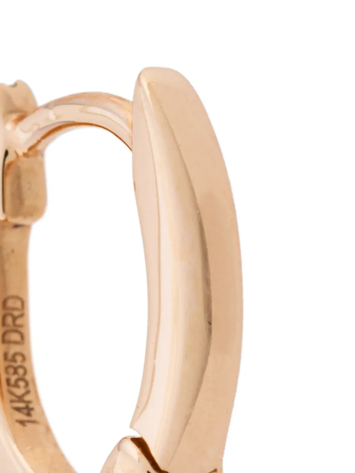 Dana Rebecca Designs 14K ローズゴールド ダイヤモンド イヤリング - 画像4