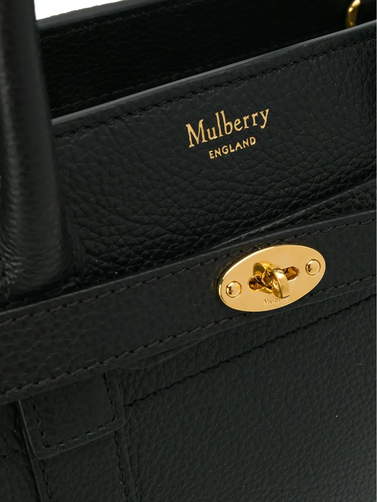 Mulberry ミニジップ Bayswater トートバッグ - 画像4